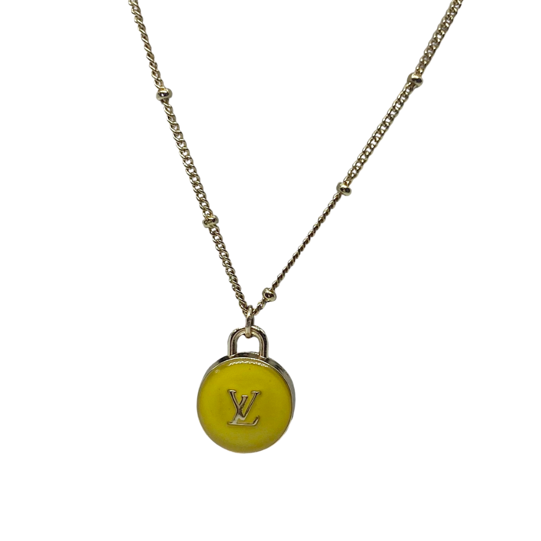 Reworked Necklace - Yellow Charm