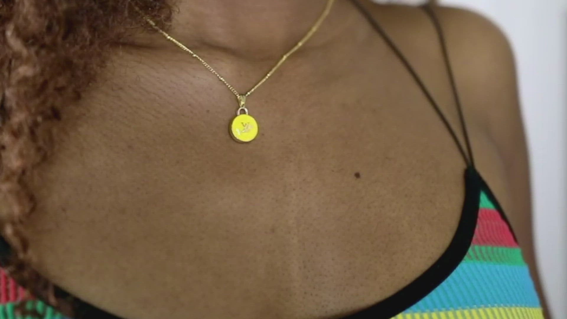 Reworked Necklace - Yellow Charm – zbyzo